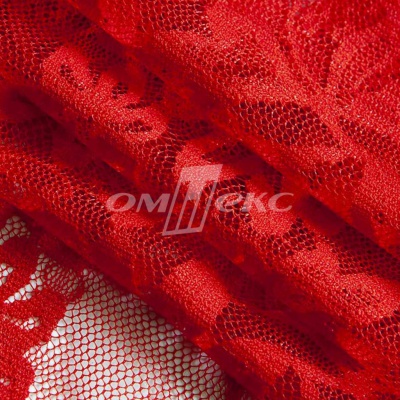Кружевное полотно стрейч 15A29/RED, 105 гр/м2, шир.155см - купить в Каспийске. Цена 2 101.46 руб.