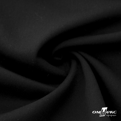Ткань костюмная "Эльза" 80% P, 16% R, 4% S, 160 г/м2, шир.150 см, цв-черный #1 - купить в Каспийске. Цена 332.71 руб.