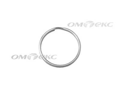 Кольцо металлическое d-20 мм, цв.-никель - купить в Каспийске. Цена: 3.19 руб.