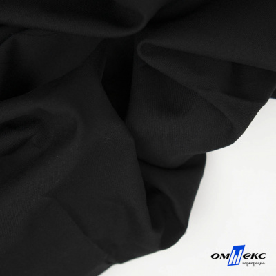Ткань костюмная "Матте" 80% P, 16% R, 4% S, 170 г/м2, шир.150 см, цв-черный #1 - купить в Каспийске. Цена 372.90 руб.