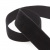 Лента бархатная нейлон, шир.25 мм, (упак. 45,7м), цв.03-черный - купить в Каспийске. Цена: 800.84 руб.