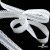 Резинка бельевая ажурная #6185, шир.16 мм, цв.белый - купить в Каспийске. Цена: 13.72 руб.