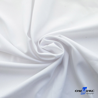 Ткань сорочечная Темза, 80%полиэстр 20%вискоза, 120 г/м2 ш.150 см, цв.белый - купить в Каспийске. Цена 269.93 руб.