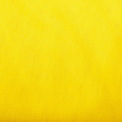 Фатин блестящий 16-70, 12 гр/м2, шир.300см, цвет жёлтый - купить в Каспийске. Цена 109.72 руб.