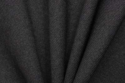 Ткань костюмная 25505 2003, 265 гр/м2, шир.150см, цвет т.серый - купить в Каспийске. Цена 418.73 руб.