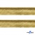 Кант атласный 136, шир. 12 мм (в упак. 65,8 м), цвет золото - купить в Каспийске. Цена: 433.08 руб.