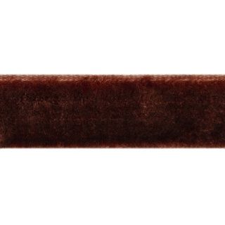 Лента бархатная нейлон 12мм 120 шоколад (1)