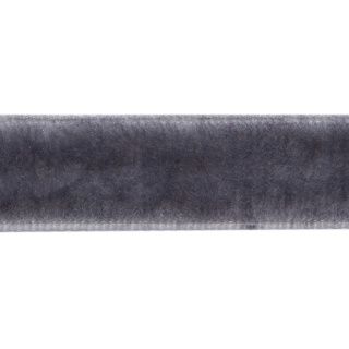 Лента бархатная нейлон 12мм 189 т серый (1)