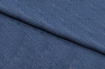 Ткань джинсовая №96, 160 гр/м2, шир.148см, цвет голубой - купить в Каспийске. Цена 350.42 руб.