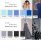 Креп стрейч Амузен 14-4122, 85 гр/м2, шир.150см, цвет голубой - купить в Каспийске. Цена 148.37 руб.