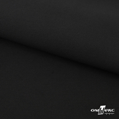 Ткань костюмная "Микела", 96%P 4%S, 255 г/м2 ш.150 см, цв-черный #1 - купить в Каспийске. Цена 348.93 руб.