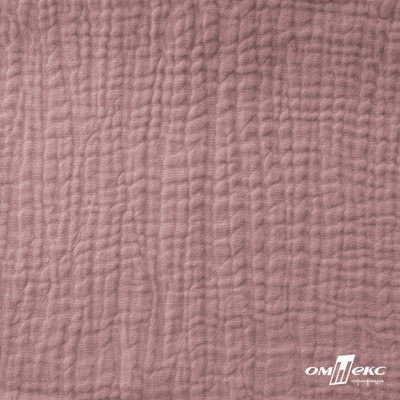 Ткань Муслин, 100% хлопок, 125 гр/м2, шир. 135 см   Цв. Пудра Розовый   - купить в Каспийске. Цена 388.08 руб.