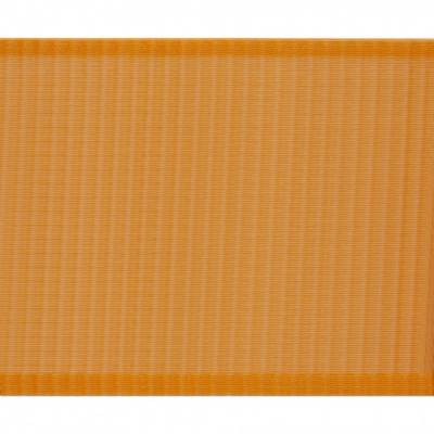 Лента капроновая "Гофре", шир. 110 мм/уп. 50 м, цвет оранжевый - купить в Каспийске. Цена: 26.93 руб.