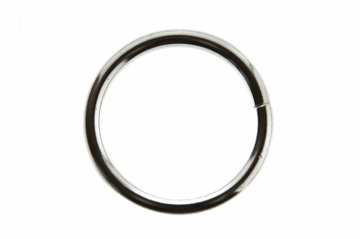 Кольцо металлическое d-3 х 32 мм, цв.-никель - купить в Каспийске. Цена: 3.92 руб.