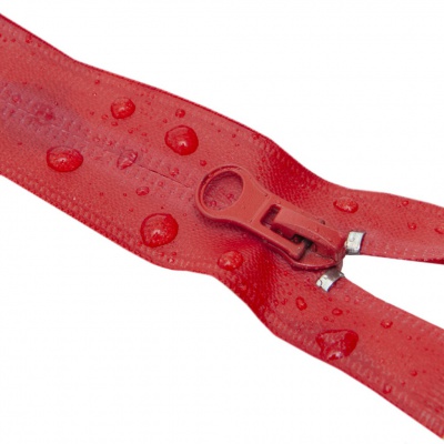 Молния водонепроницаемая PVC Т-7, 90 см, разъемная, цвет (820) красный - купить в Каспийске. Цена: 61.18 руб.