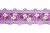 Тесьма декоративная 0385-6169, шир. 25 мм/уп. 22,8+/-1 м, цвет 01-фиолетовый - купить в Каспийске. Цена: 387.43 руб.
