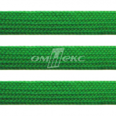 Шнур 15мм плоский (100+/-1м) №16 зеленый - купить в Каспийске. Цена: 10.21 руб.