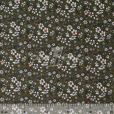 Плательная ткань "Фламенко" 11.2, 80 гр/м2, шир.150 см, принт растительный - купить в Каспийске. Цена 259.21 руб.