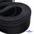 Регилиновая лента мягкая, пластик, шир.40мм, (уп.22+/-0,5м), цв.- черный - купить в Каспийске. Цена: 294 руб.