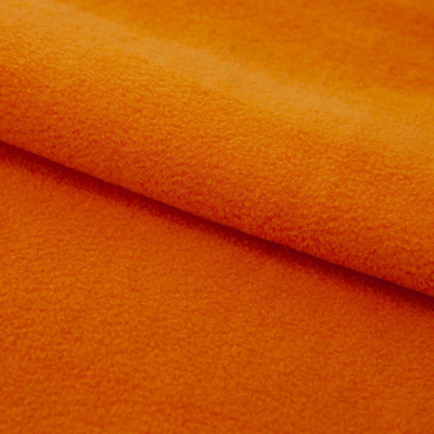 Флис DTY 16-1358, 250 г/м2, шир. 150 см, цвет оранжевый - купить в Каспийске. Цена 640.46 руб.