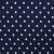 Креп стрейч Амузен, 85 г/м2, 19-3920 (т.синий)/белый крупный горох, шир.150 см - купить в Каспийске. Цена 222.75 руб.
