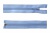 Спиральная молния Т5 351, 75 см, автомат, цвет св.голубой - купить в Каспийске. Цена: 16.28 руб.