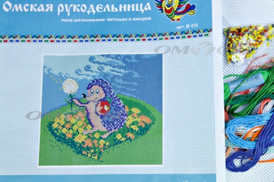 ОМБН-2 Набор для вышивания (бисер+мулине) - купить в Каспийске. Цена: 197.50 руб.