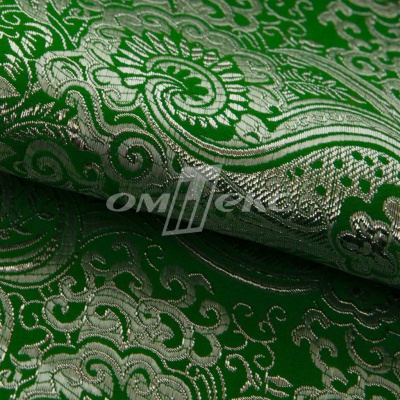 Ткань костюмная жаккард №4, 140 гр/м2, шир.150см, цвет зелёный - купить в Каспийске. Цена 383.29 руб.