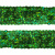 Тесьма с пайетками D4, шир. 20 мм/уп. 25+/-1 м, цвет зелёный - купить в Каспийске. Цена: 778.19 руб.