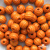 0309-Бусины деревянные "ОмТекс", 16 мм, упак.50+/-3шт, цв.003-оранжевый - купить в Каспийске. Цена: 62.22 руб.