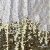 Трикотажное полотно, Сетка с пайетками, шир.130 см, #315, цв.-белый/золото - купить в Каспийске. Цена 693.39 руб.