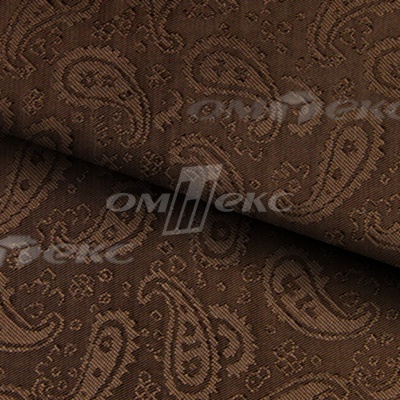 Ткань подкладочная жаккард Р14098, 19-1217/коричневый, 85 г/м2, шир. 150 см, 230T - купить в Каспийске. Цена 168.15 руб.