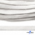 Шнур плетеный d-8 мм плоский, 70% хлопок 30% полиэстер, уп.85+/-1 м, цв.1018-белый - купить в Каспийске. Цена: 735 руб.
