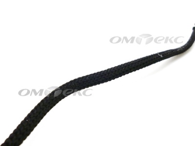 Шнурки т.5 70 см черные - купить в Каспийске. Цена: 14.31 руб.