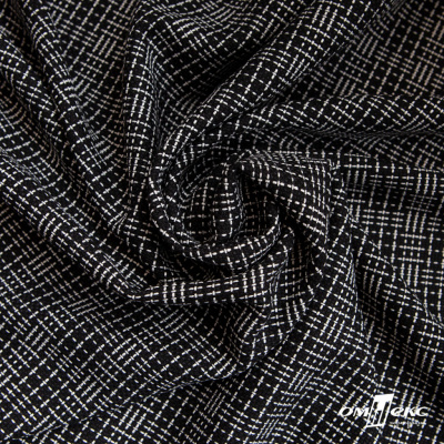 Ткань костюмная "Гарсия" 80% P, 18% R, 2% S, 335 г/м2, шир.150 см, Цвет черный - купить в Каспийске. Цена 669.66 руб.
