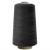 Швейные нитки (армированные) 28S/2, нам. 2 500 м, цвет чёрный - купить в Каспийске. Цена: 139.91 руб.