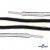 Шнурки #4-27, круглые 130 см, двухцветные (черно/белый) - купить в Каспийске. Цена: 47.04 руб.