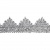 Тесьма металлизированная 0384-0240, шир. 40 мм/уп. 25+/-1 м, цвет серебро - купить в Каспийске. Цена: 490.74 руб.