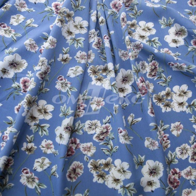Плательная ткань "Фламенко" 12.1, 80 гр/м2, шир.150 см, принт растительный - купить в Каспийске. Цена 241.49 руб.
