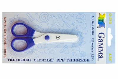 Ножницы G-510 детские 123 мм - купить в Каспийске. Цена: 137.45 руб.