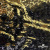 Трикотажное полотно, Сетка с пайетками, шир.130 см, #315, цв.-чёрный/золото - купить в Каспийске. Цена 693.39 руб.