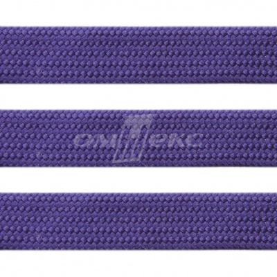 Шнур 15мм плоский (100+/-1м) №10 фиолетовый - купить в Каспийске. Цена: 10.21 руб.
