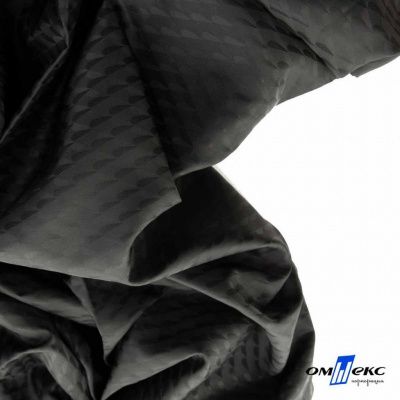 Ткань подкладочная Жаккард PV2416932, 93г/м2, 145 см,черный - купить в Каспийске. Цена 241.46 руб.