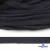 Шнур плетеный d-8 мм плоский, 70% хлопок 30% полиэстер, уп.85+/-1 м, цв.1010-т.синий - купить в Каспийске. Цена: 735 руб.