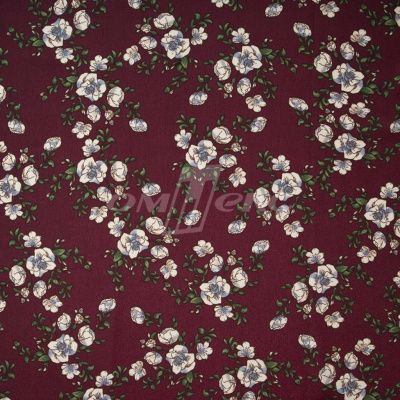 Плательная ткань "Фламенко" 3.3, 80 гр/м2, шир.150 см, принт растительный - купить в Каспийске. Цена 317.46 руб.
