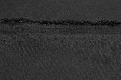 Костюмная ткань с вискозой "Флоренция", 195 гр/м2, шир.150см, цвет чёрный - купить в Каспийске. Цена 502.24 руб.