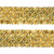 Тесьма с пайетками D16, шир. 35 мм/уп. 25+/-1 м, цвет золото - купить в Каспийске. Цена: 1 281.60 руб.