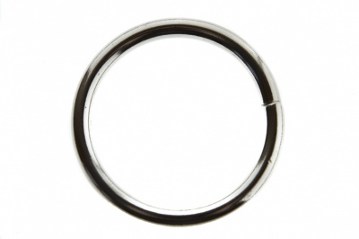 Кольцо металлическое d-38 мм, цв.-никель - купить в Каспийске. Цена: 4.89 руб.