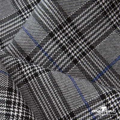 Ткань костюмная "Клер" 80% P, 16% R, 4% S, 200 г/м2, шир.150 см,#3 цв-серый/синий - купить в Каспийске. Цена 412.02 руб.