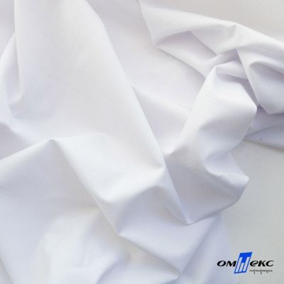 Ткань сорочечная Илер 100%полиэстр, 120 г/м2 ш.150 см, цв.белый - купить в Каспийске. Цена 290.24 руб.